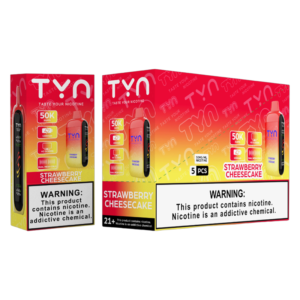 TYN 50K DISPOSABLE 5CT STRAWBERRY CHEESECAKE