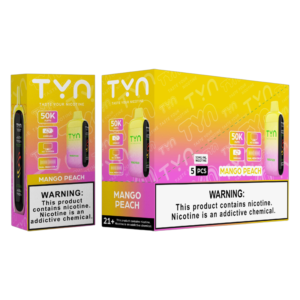 TYN 50K DISPOSABLE 5CT MANGO PEACH