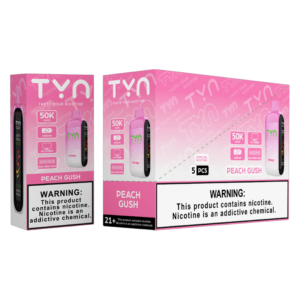 TYN 50K DISPOSABLE 5CT PEACH GUSH