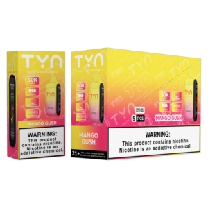 TYN 50K DISPOSABLE 5CT MANGO GUSH